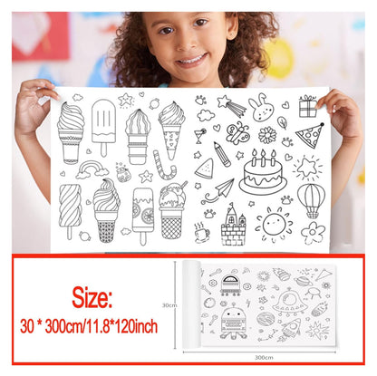 Papel de Dibujo para Niños Rollo Didactico